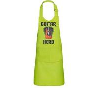 Fabulous Tablier Cuisine Enfant 2 Poches Vert Guitar Hero - Haut de gamme Vert G