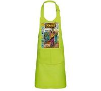 Fabulous Tablier Cuisine Enfant 2 Poches Vert Justice League Superman Batman Bande Dessinee - Haut de gamme Vert G
