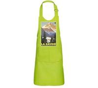 Fabulous Tablier Cuisine Enfant 2 Poches Vert La Savoie Montagne France Affiche Vintage - Haut de gamme Vert G