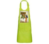 Fabulous Tablier Cuisine Enfant 2 Poches Vert Liberty Bell Washignton Norman Rockwell - Haut de gamme Vert G