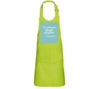 Fabulous Tablier Cuisine Enfant 2 Poches Vert Mandela Perds Gagne Francais Citation - Haut de gamme Vert G