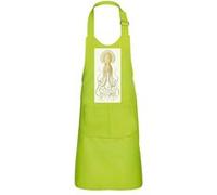 Fabulous Tablier Cuisine Enfant 2 Poches Vert Pieuvre Gravure Ancienne - Haut de gamme Vert G