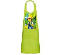 Fabulous Tablier Cuisine Enfant 2 Poches Vert Pikachu Sur Son Ami Sasha Pokemon - Haut de gamme Vert G