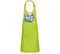 Fabulous Tablier Cuisine Enfant 2 Poches Vert Pokemon Attaque - Haut de gamme Vert G