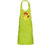 Fabulous Tablier Cuisine Enfant 2 Poches Vert Pokemon Pikachu Casquette Sacha - Haut de gamme Vert G