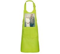 Fabulous Tablier Cuisine Enfant 2 Poches Vert Reine Elisabeth II et Prince Philip 2018 - Haut de gamme Vert G
