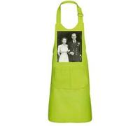 Fabulous Tablier Cuisine Enfant 2 Poches Vert Reine Elisabeth II Prince Philip 1945 - Haut de gamme Vert G