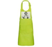 Fabulous Tablier Cuisine Enfant 2 Poches Vert Robin Williams Portrait Noir & Blanc - Haut de gamme Vert G
