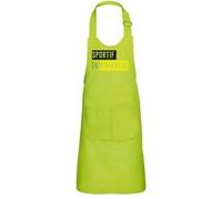 Fabulous Tablier Cuisine Enfant 2 Poches Vert Sportif Du Dimanche - Haut de gamme Vert G