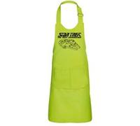 Fabulous Tablier Cuisine Enfant 2 Poches Vert Star Trek - Falcon Millenium - Haut de gamme Vert