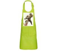 Fabulous Tablier Cuisine Enfant 2 Poches Vert Street Fighter Zangief URSS - Haut de gamme Vert G