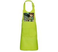 Fabulous Tablier Cuisine Enfant 2 Poches Vert Superman Contre Mohamed Ali - Haut de gamme Vert G