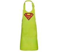 Fabulous Tablier Cuisine Enfant 2 Poches Vert Superman Super Heros - Haut de gamme Vert G
