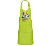 Fabulous Tablier Cuisine Enfant 2 Poches Vert Van Gogh collage moderne - Haut de gamme Vert G