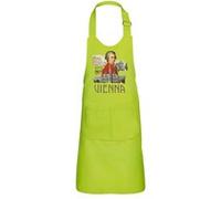 Fabulous Tablier Cuisine Enfant 2 Poches Vert Vienna Vintage Vienne - Haut de gamme Vert G
