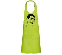 Fabulous Tablier Cuisine Enfant 2 Poches Vert Yao Ming Meme Troll Face - Haut de gamme Vert G