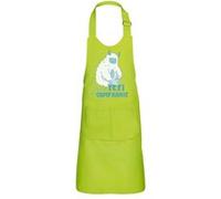Fabulous Tablier Cuisine Enfant 2 Poches Vert Yéti de Compagnie - Haut de gamme Vert G