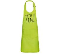Fabulous Tablier Cuisine Enfant 2 Poches Vert Yo! I'm Ten - Haut de gamme Vert G
