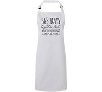 Fabulous Tablier Cuisine Premium Blanc 365 Days Together but Who's Counting Blanc G