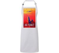 Fabulous Tablier Cuisine Premium Blanc Air France Afrique Affiche Vintage Blanc G