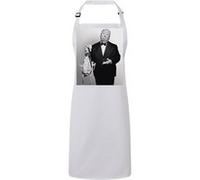 Fabulous Tablier Cuisine Premium Blanc Alfred Hitchcock Réalisateur 4 Blanc G