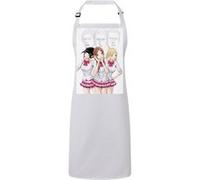 Fabulous Tablier Cuisine Premium Blanc Back street girls Gokudolls Dessin Blanc G