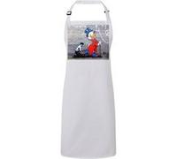 Fabulous Tablier Cuisine Premium Blanc Banksy Oncle Picsou Street Art Blanc G