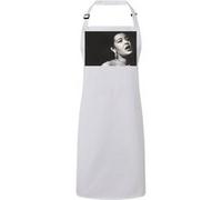 Fabulous Tablier Cuisine Premium Blanc Billie Holiday Chanteuse 3 Blanc G