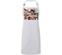 Fabulous Tablier Cuisine Premium Blanc Bruce Lee La Fureur Du Dragon Blanc G