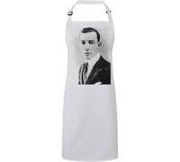 Fabulous Tablier Cuisine Premium Blanc Buster Keaton Acteur Hollywood Blanc G