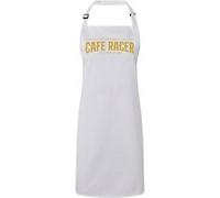 Fabulous Tablier Cuisine Premium Blanc Cafe Racer Way of Life Blanc G