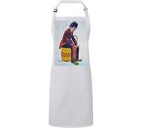 Fabulous Tablier Cuisine Premium Blanc Charlie Chaplin Dessin Vintage Blanc G