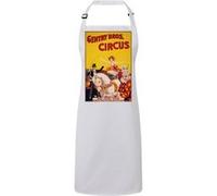 Fabulous Tablier Cuisine Premium Blanc Cirque Gentry Circus Clowns Magie Blanc G