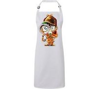 Fabulous Tablier Cuisine Premium Blanc Detective Conan Blanc G