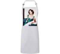 Fabulous Tablier Cuisine Premium Blanc Elizabeth Taylor Actrice 1 Blanc G