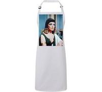 Fabulous Tablier Cuisine Premium Blanc Elizabeth Taylor Actrice 3 Blanc G