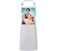 Fabulous Tablier Cuisine Premium Blanc Elizabeth Taylor Actrice 6 Blanc G