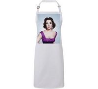 Fabulous Tablier Cuisine Premium Blanc Elizabeth Taylor Actrice 8 Blanc G