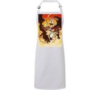 Fabulous Tablier Cuisine Premium Blanc Fairy Tail Natsu Et Ignir Dragon Slayer Blanc G