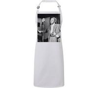 Fabulous Tablier Cuisine Premium Blanc Frank Sinatra Jazz Hollywood Blanc G