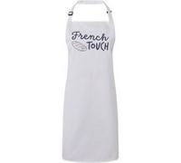 Fabulous Tablier Cuisine Premium Blanc French Touch Baguette Blanc G