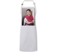 Fabulous Tablier Cuisine Premium Blanc Frida Kahlo Artiste 2 Blanc G