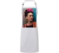 Fabulous Tablier Cuisine Premium Blanc Frida Kahlo Artiste 8 Blanc G