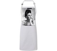 Fabulous Tablier Cuisine Premium Blanc Frida Kahlo Artiste 9 Blanc G
