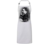 Fabulous Tablier Cuisine Premium Blanc Friedrich Nietzsche Philosophe Blanc G