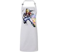 Fabulous Tablier Cuisine Premium Blanc Gotenks Attaque Ki Dragon Ball Z Fusion Blanc G