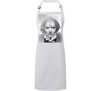 Fabulous Tablier Cuisine Premium Blanc Greta Garbo Actrice / Mata Hari Blanc G