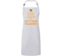 Fabulous Tablier Cuisine Premium Blanc I Can't Keep Calm I'm Getting Married Blanc G