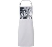 Fabulous Tablier Cuisine Premium Blanc Jacques et Bernadette Chirac Blanc G