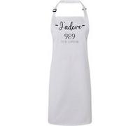 Fabulous Tablier Cuisine Premium Blanc J'Adore 989 Ile De Clipperton Region Blanc G